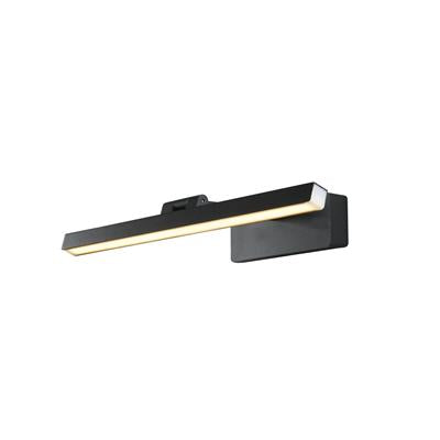 Corfu LED Picture Light- Black/Gold Satin Brass