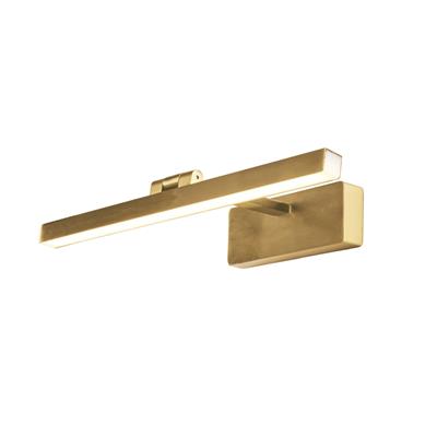 Corfu LED Picture Light- Black/Gold Satin Brass