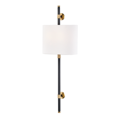 Bowery 1Lt Wall Sconce - Bronze/Nickel