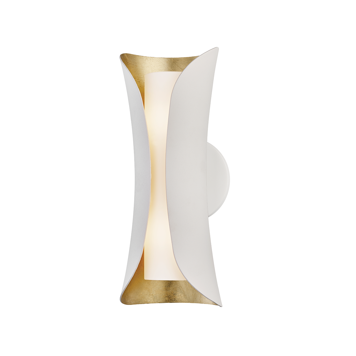 Josie 2Lt Wall Sconce - Black/White
