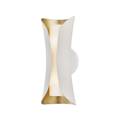 Josie 2Lt Wall Sconce - Black/White