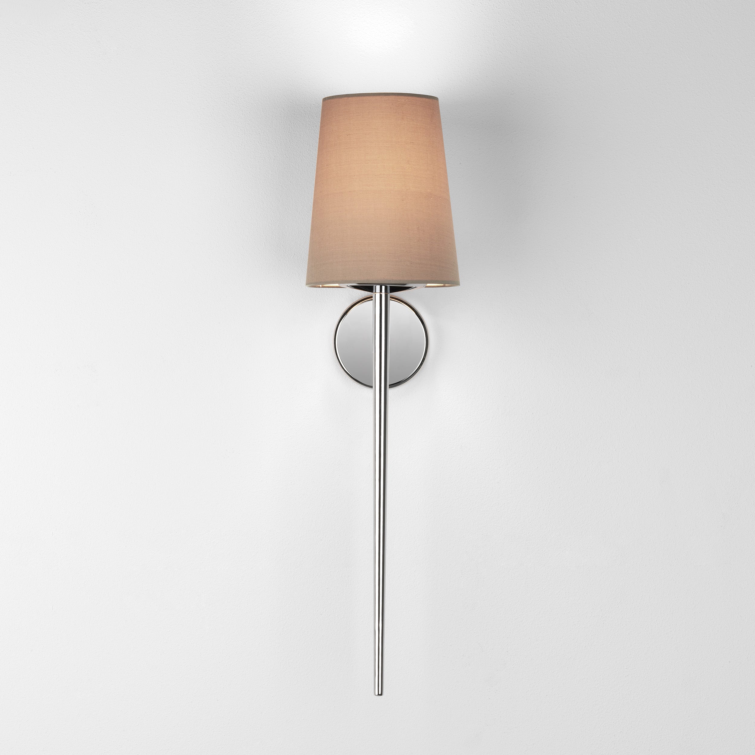 Beauville Bathroom Wall Light- Polished Chrome/ Bronze