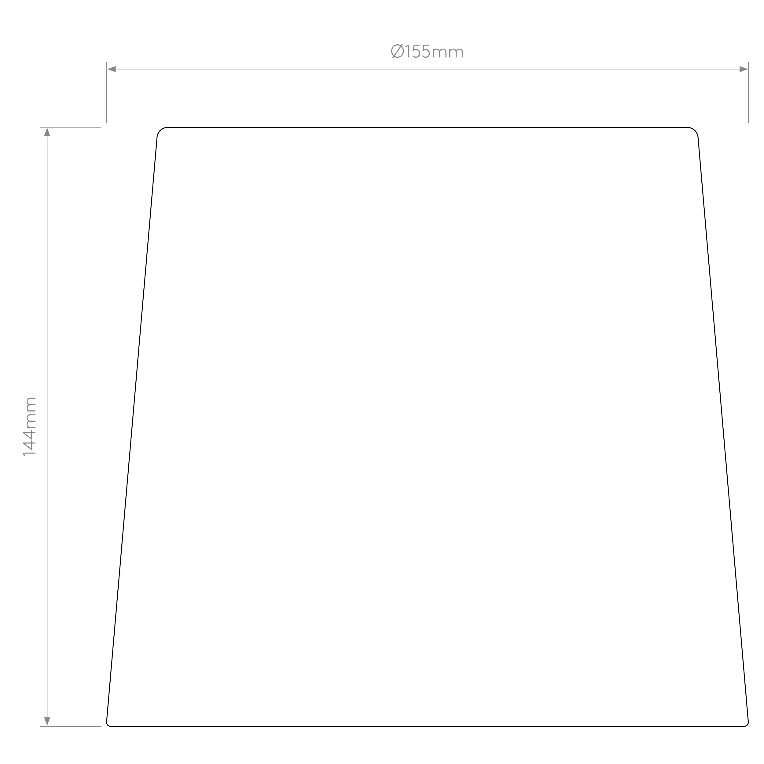 Tapered Drum 155 Shade- Various Finishes