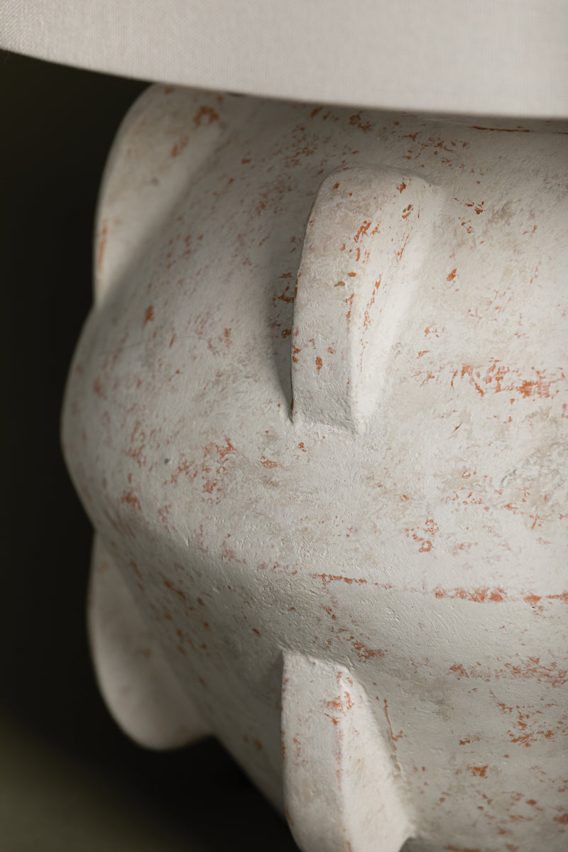 Vanda 1Lt Table Lamp - Whitewash Terracota