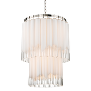 Tyrell 9Lt Pendant - Polished Nickel