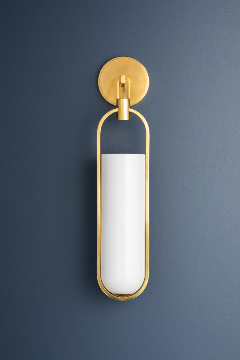 Lorimer LED Wall Sconce - Aged Brass