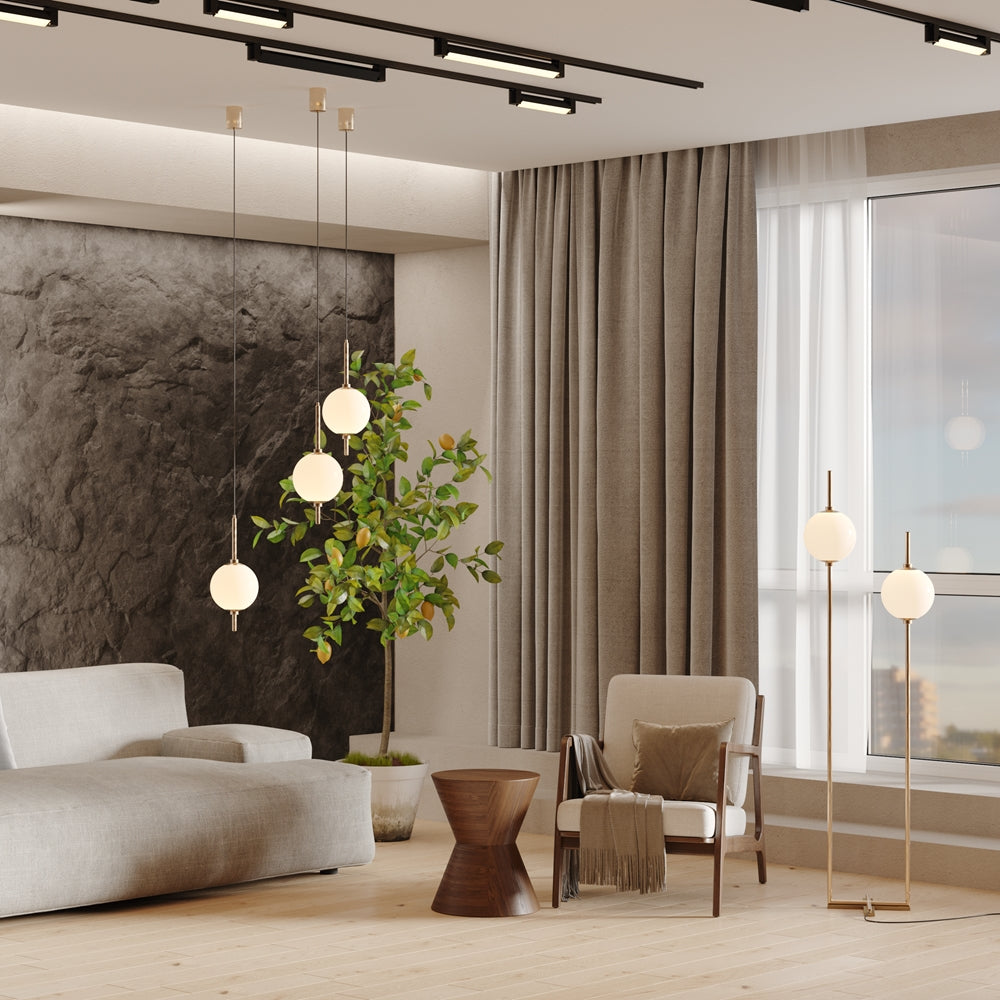 The Sixth Sense Pendant Lamp- Black/ Brass Finishes