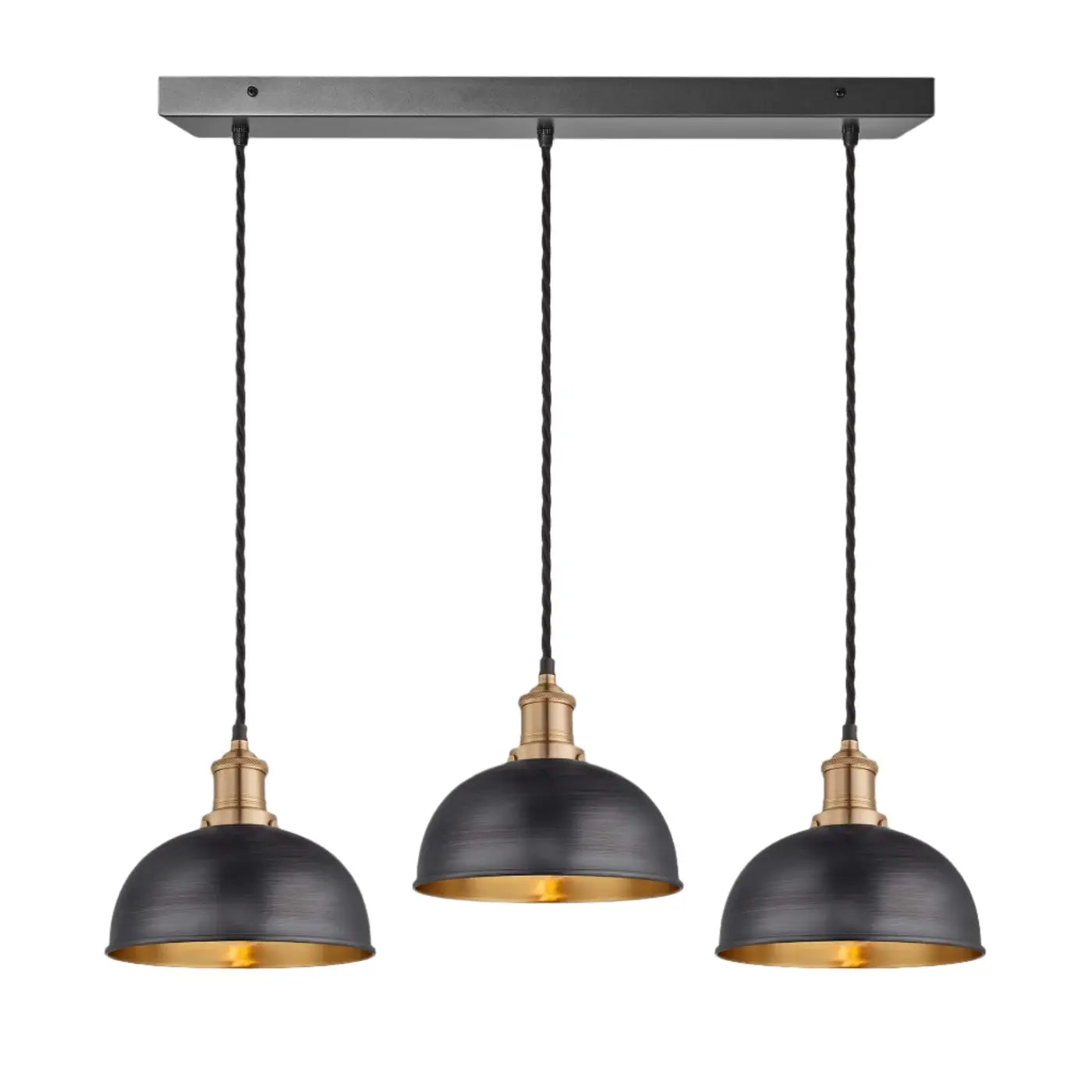 Brooklyn Dome 3 Wire Cluster Lights -Various Finishes