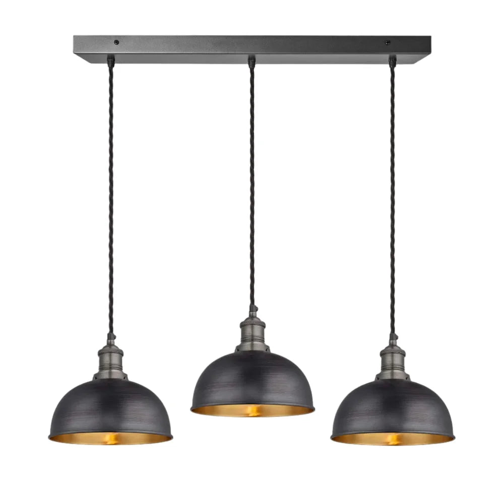 Brooklyn Dome 3 Wire Cluster Lights -Various Finishes