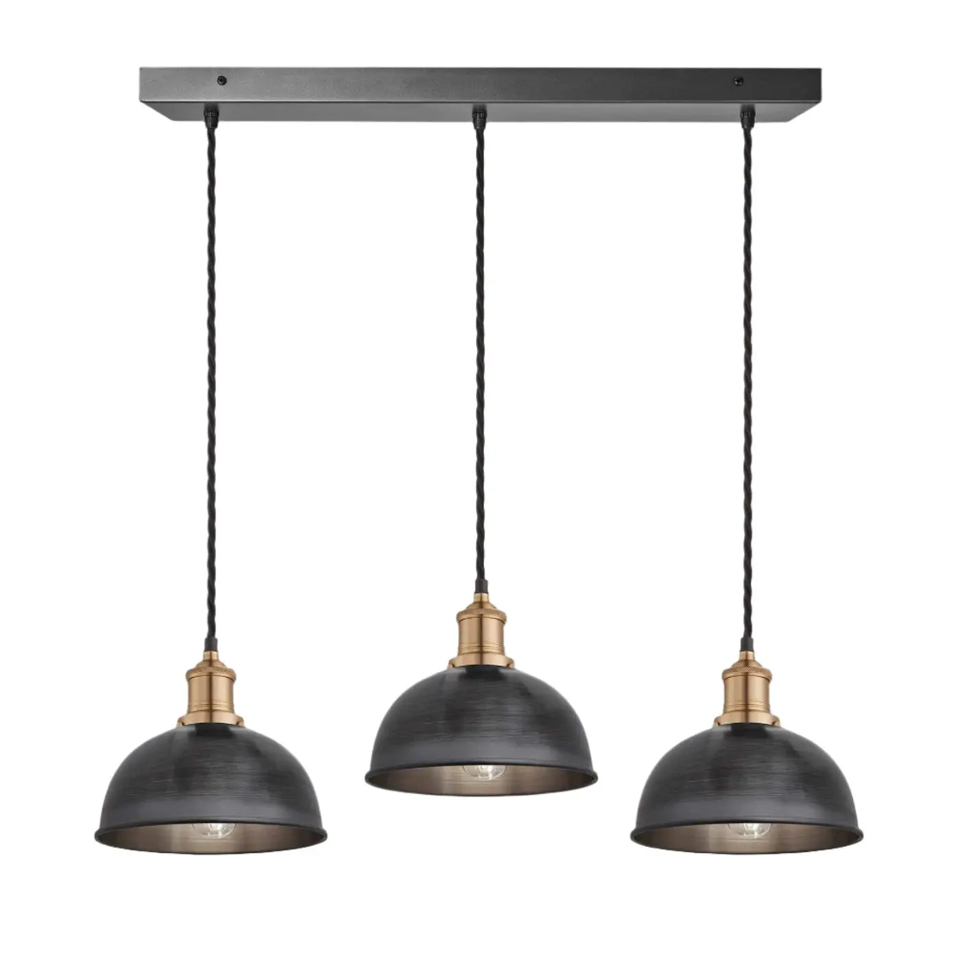 Brooklyn Dome 3 Wire Cluster Lights -Various Finishes