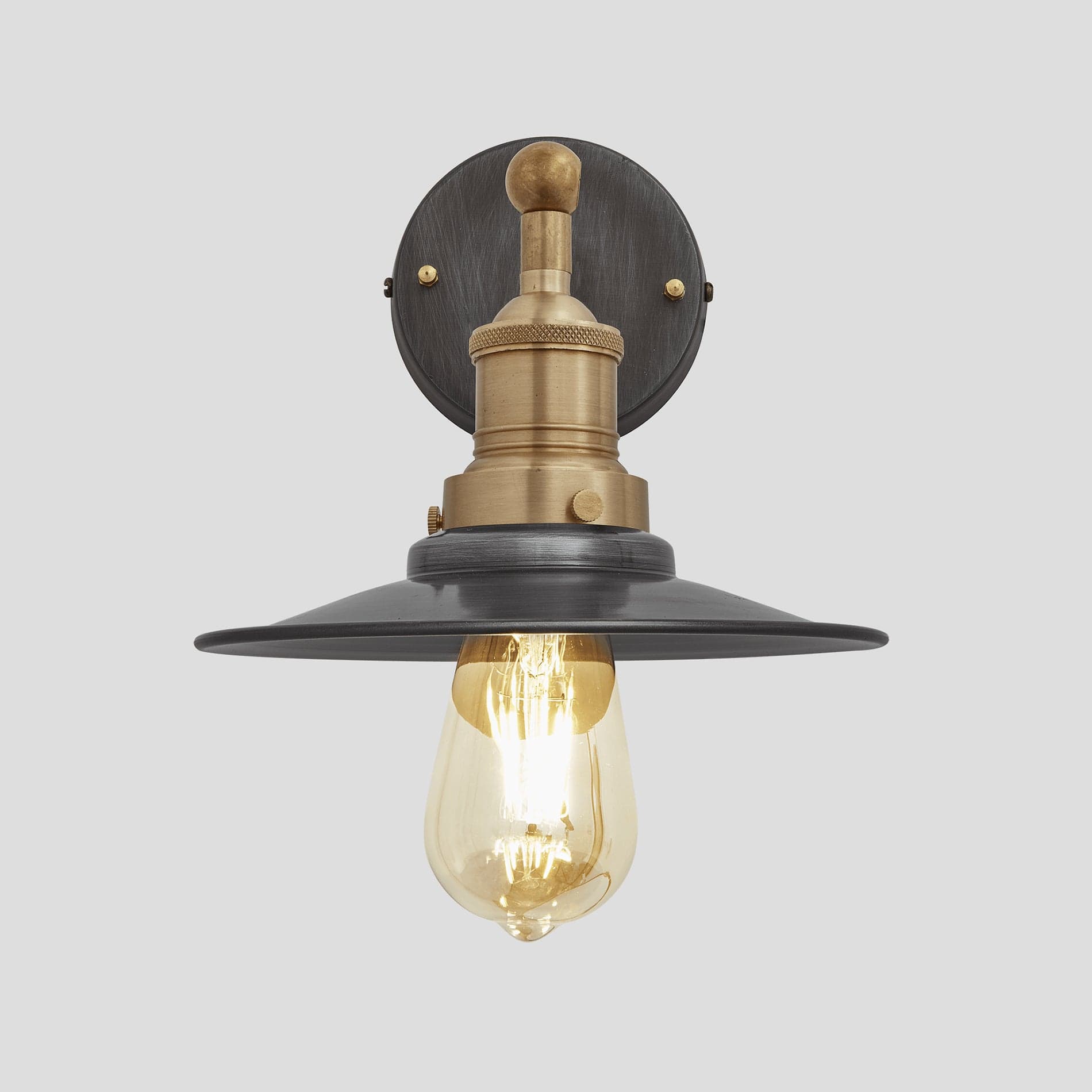 Brooklyn 8" Flat Outdoor Wall Light - Various Finishes