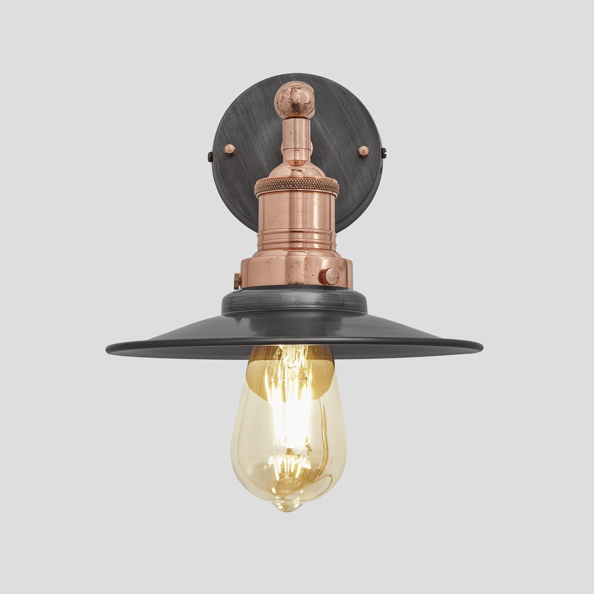 Brooklyn 8" Flat Outdoor Wall Light - Various Finishes