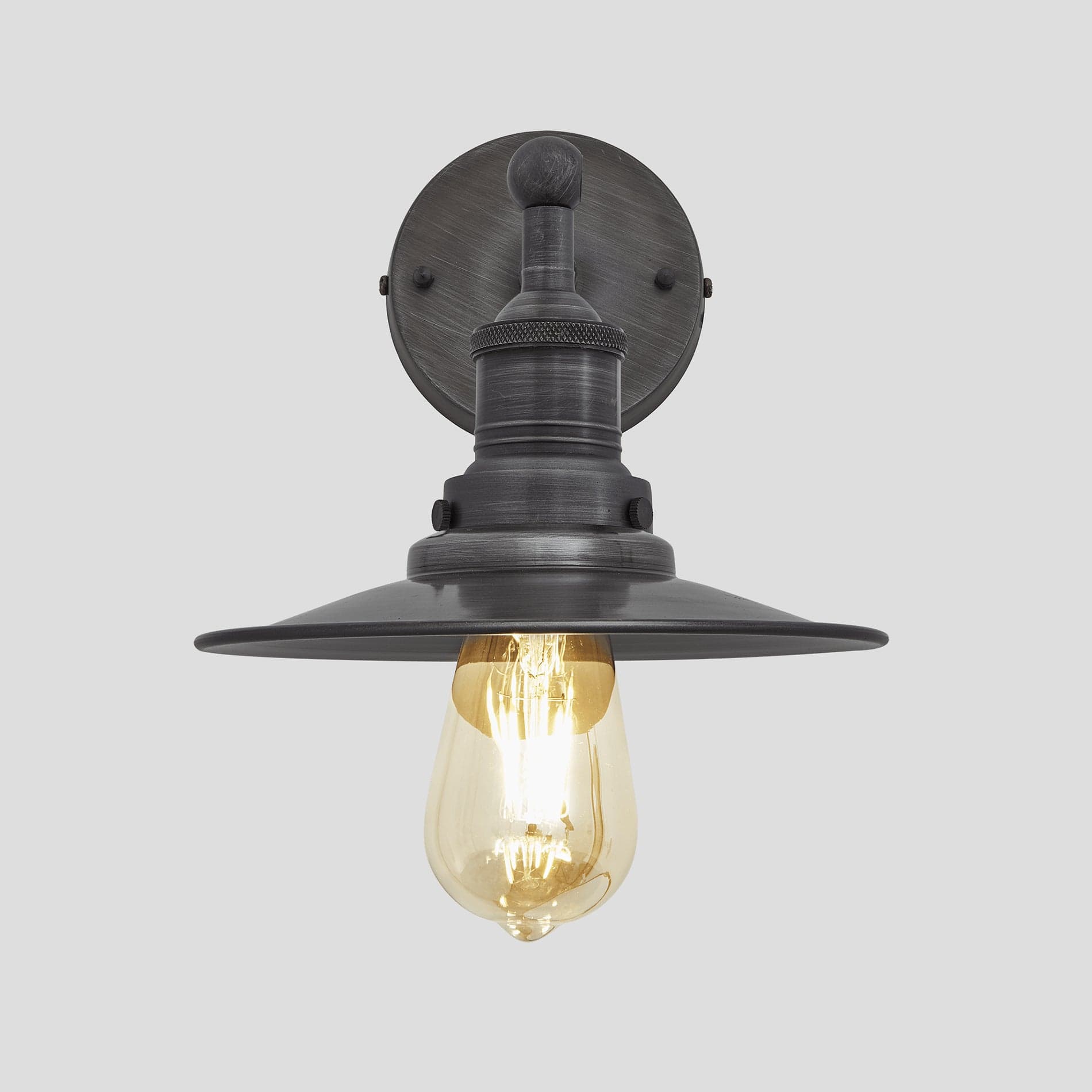 Brooklyn 8" Flat Outdoor Wall Light - Various Finishes