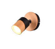 Aruni Wall/Ceiling Spotlight - Black/White