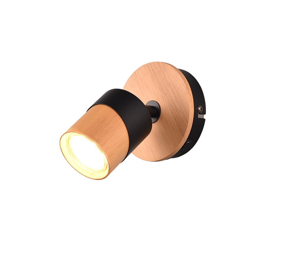 Aruni Wall/Ceiling Spotlight - Black/White