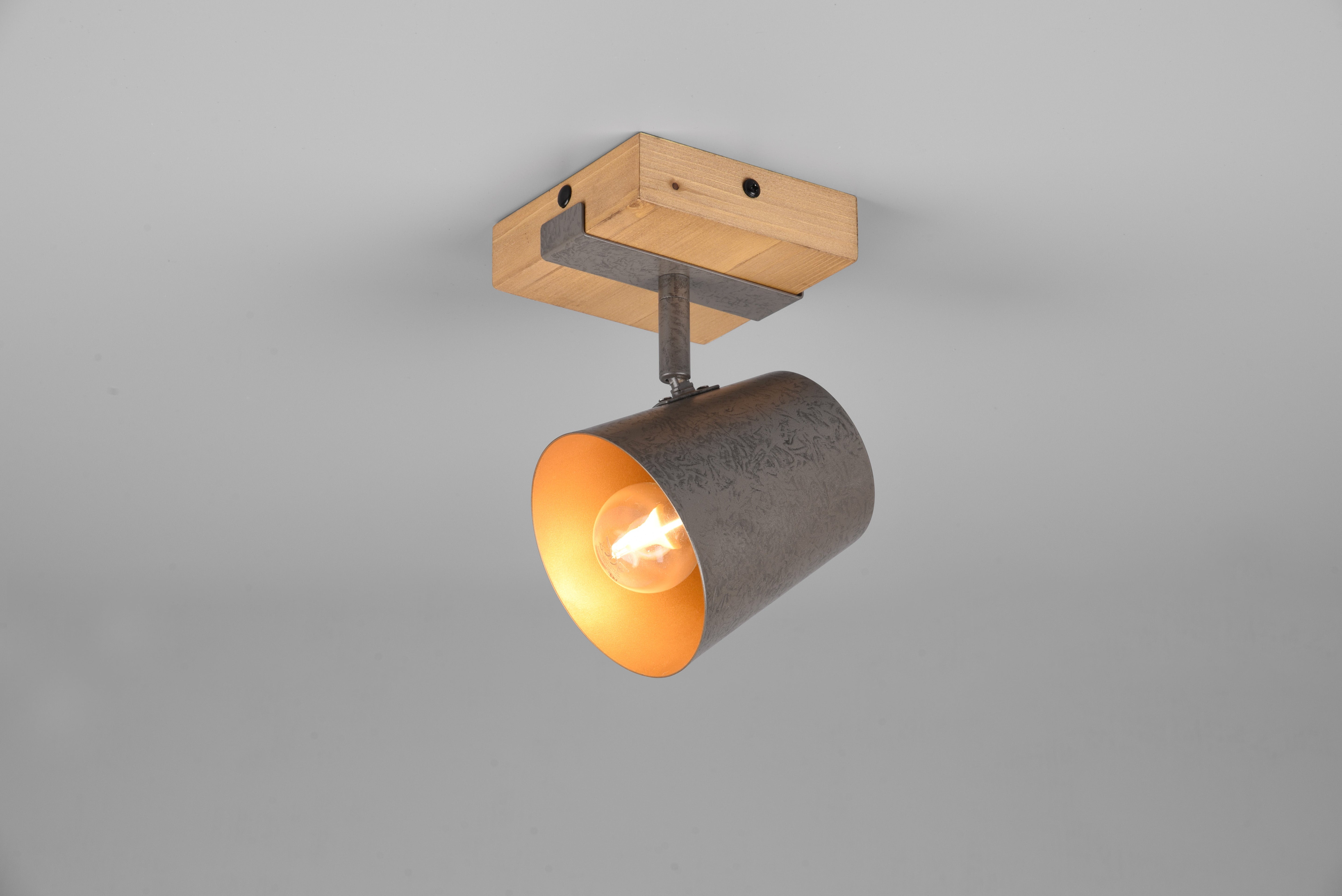 Bell Wall/Ceiling Spotlight - Antique Nickel