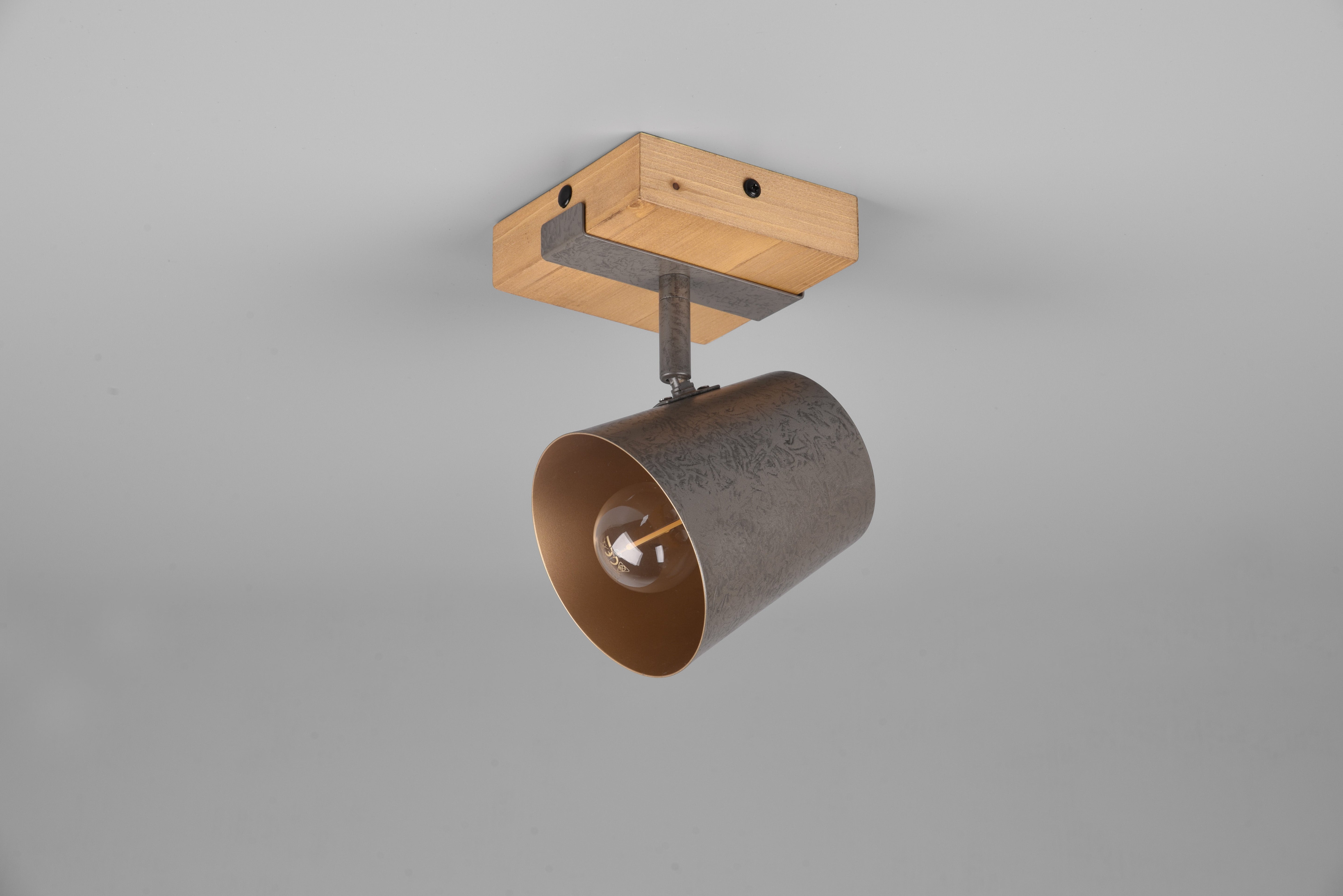Bell Wall/Ceiling Spotlight - Antique Nickel