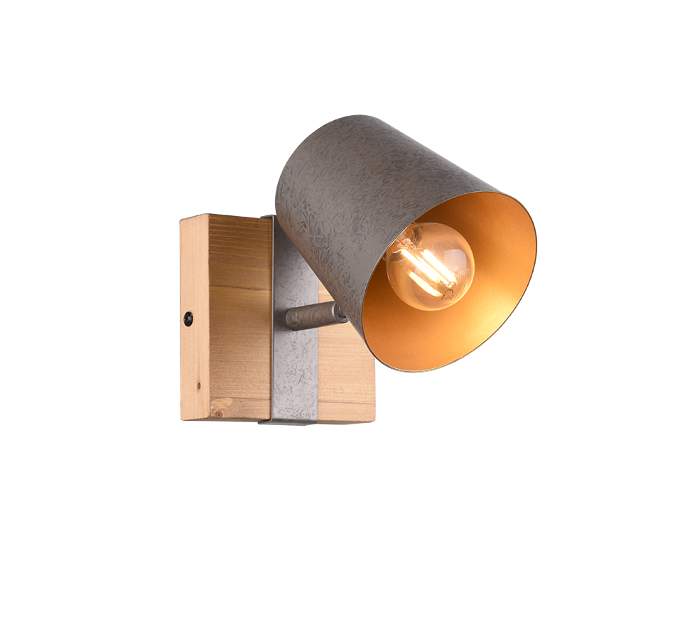 Bell Wall/Ceiling Spotlight - Antique Nickel