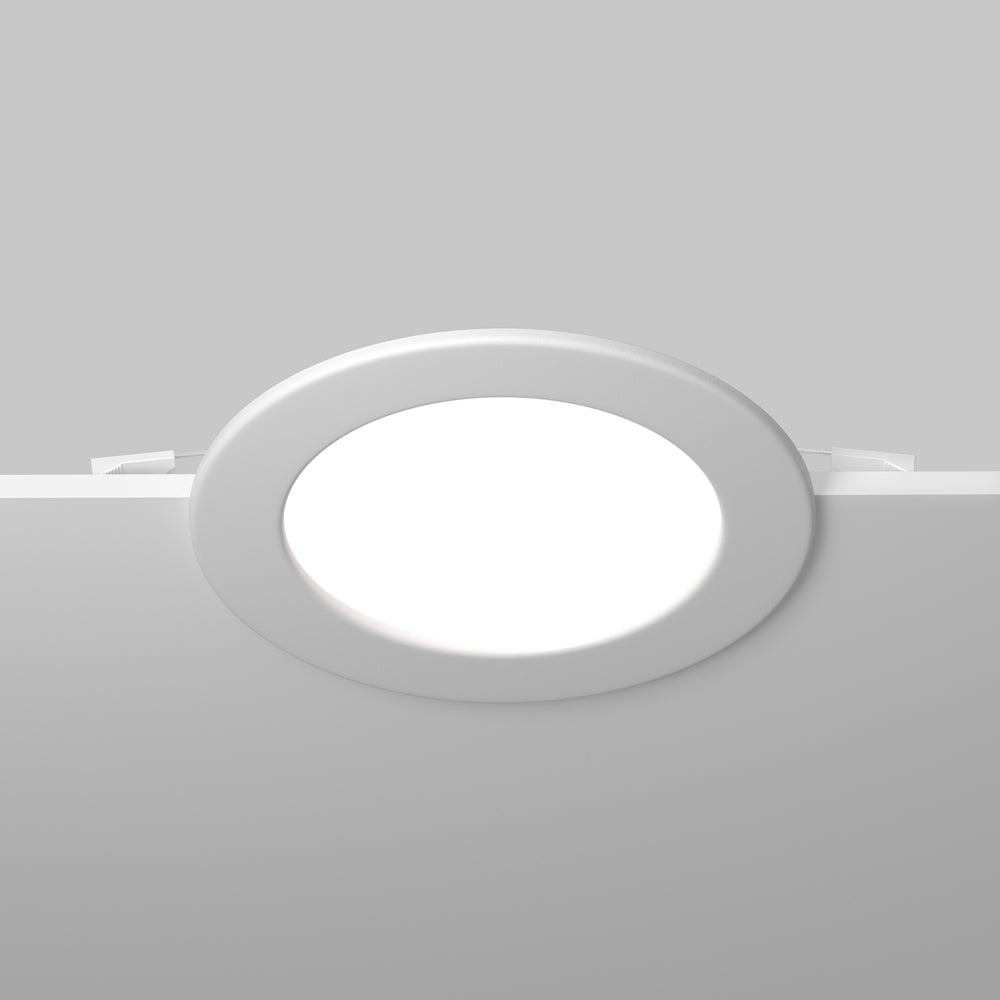 Stockton LED Flush Recessed Ceiling Light- White Finish IP44