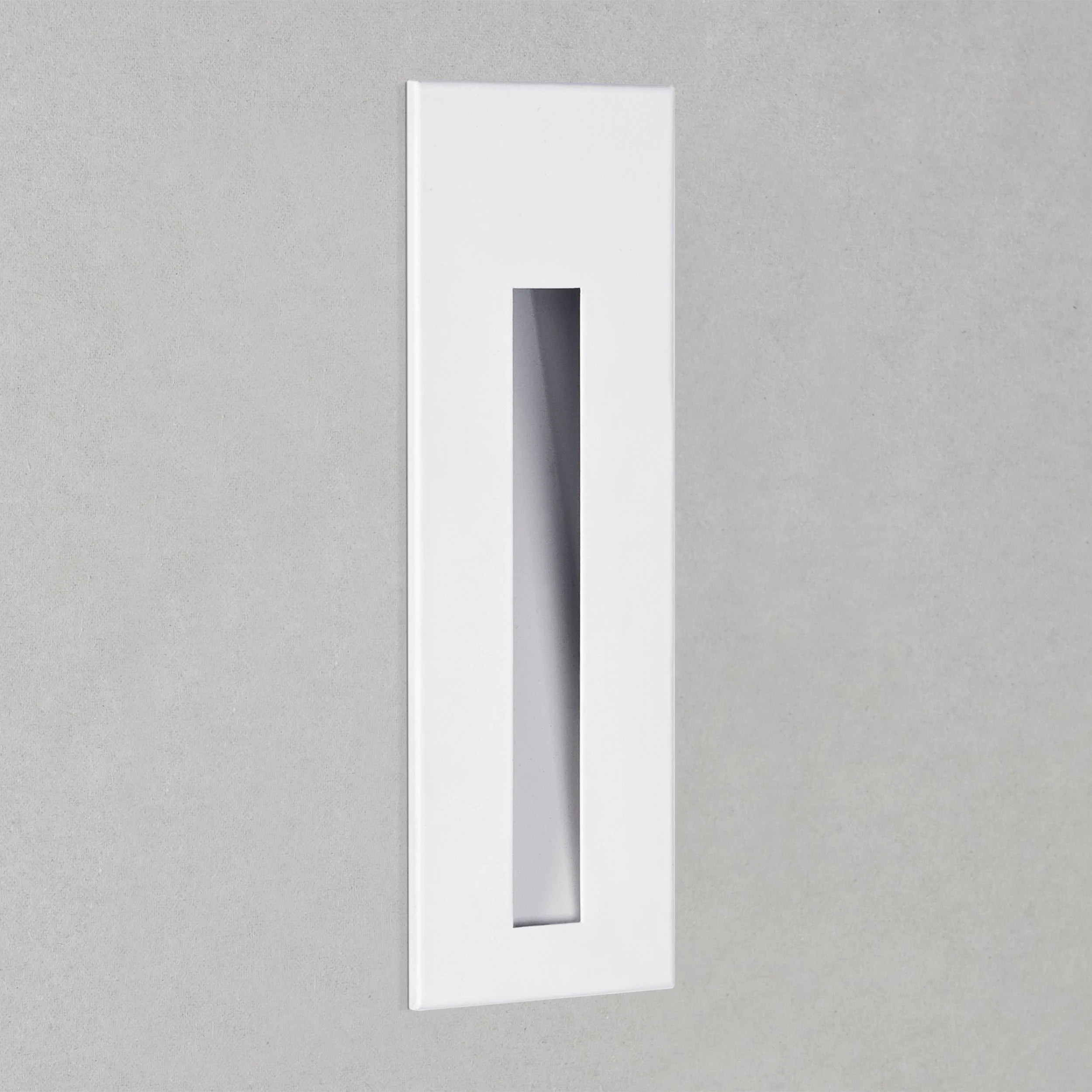 Borgo Recessed Wall Light Integrated LED IP65 Various Types - Matt White Finish