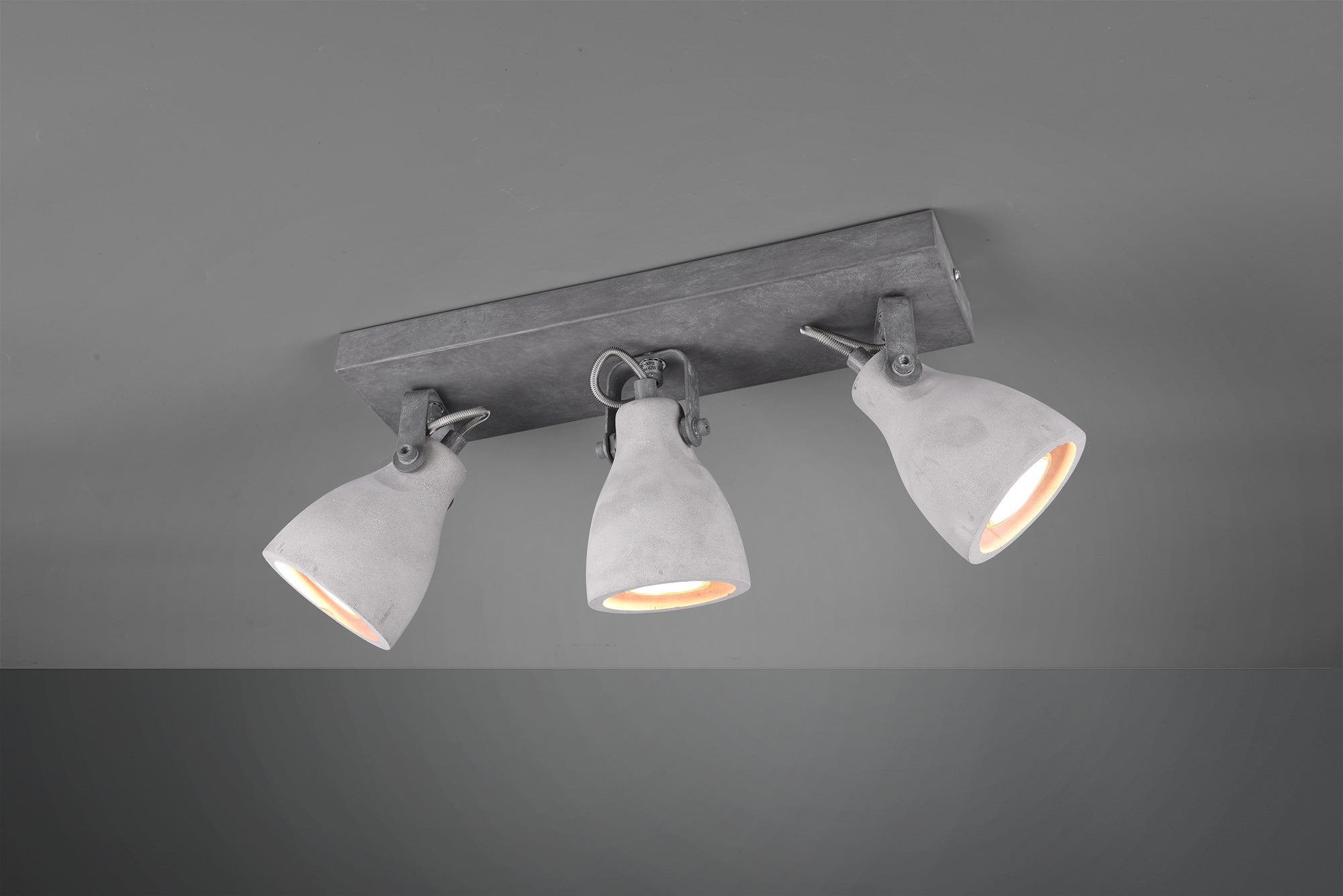 Concrete 2/3Lt Bar Spotlight - Concrete Finish
