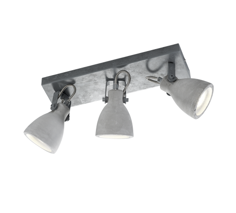 Concrete 2/3Lt Bar Spotlight - Concrete Finish