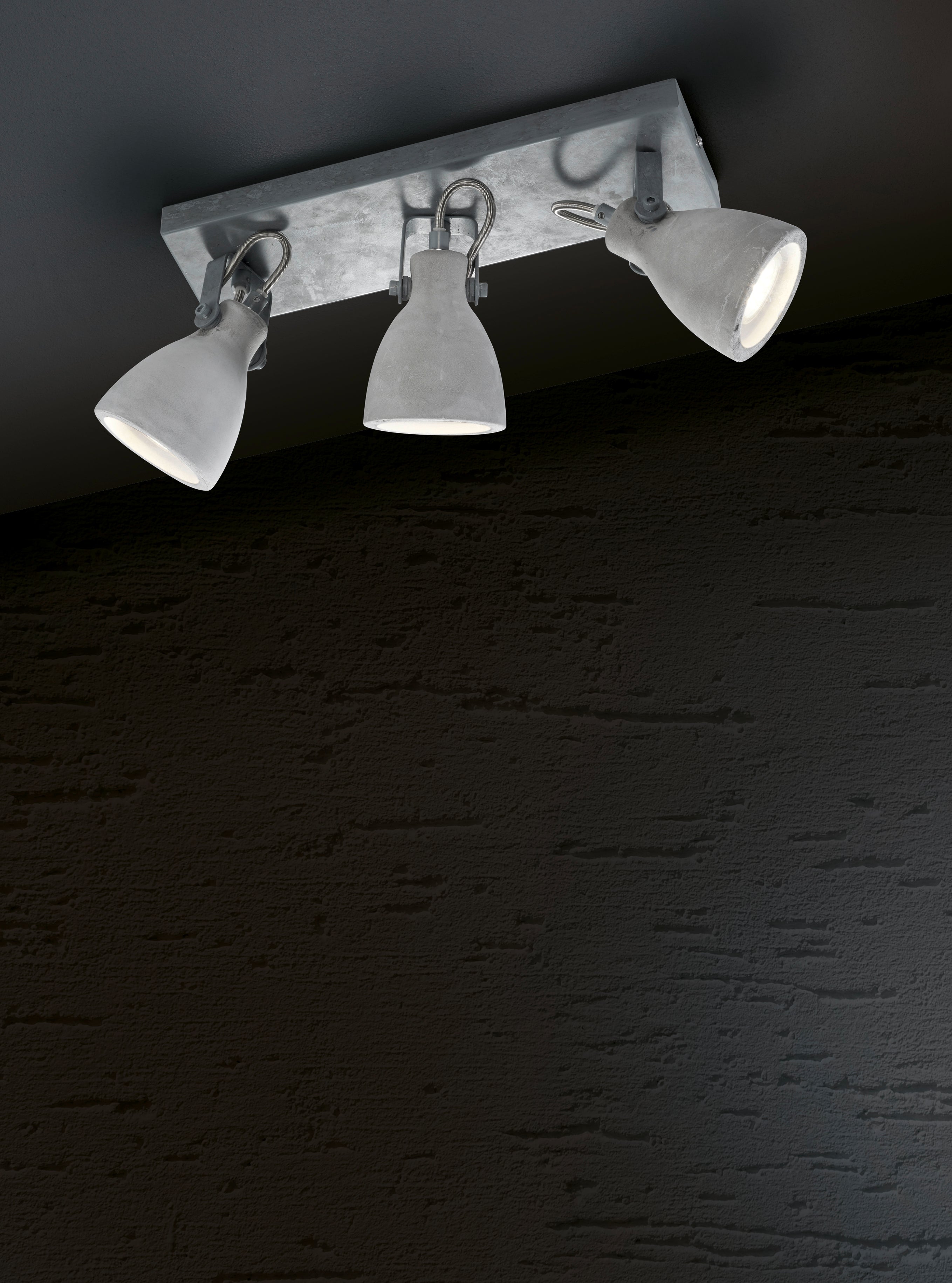 Concrete 2/3Lt Bar Spotlight - Concrete Finish