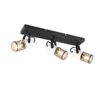 Tosh 3Lt Bar Spotlight - Black & White/ Black & Wood