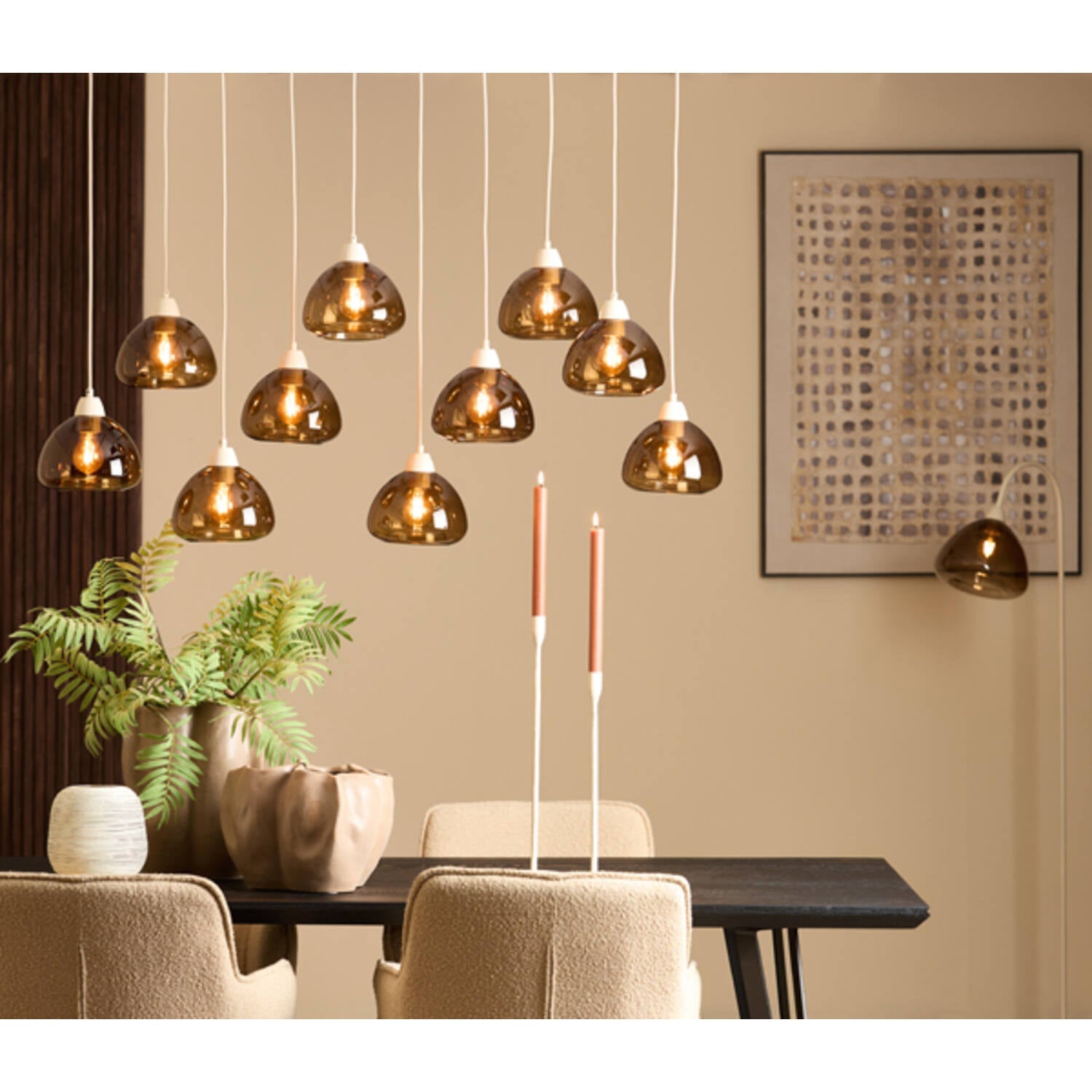 Bisho Bulb Only Floor Lamp - White
