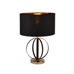 Hazel Table Lamp - Black & Gold