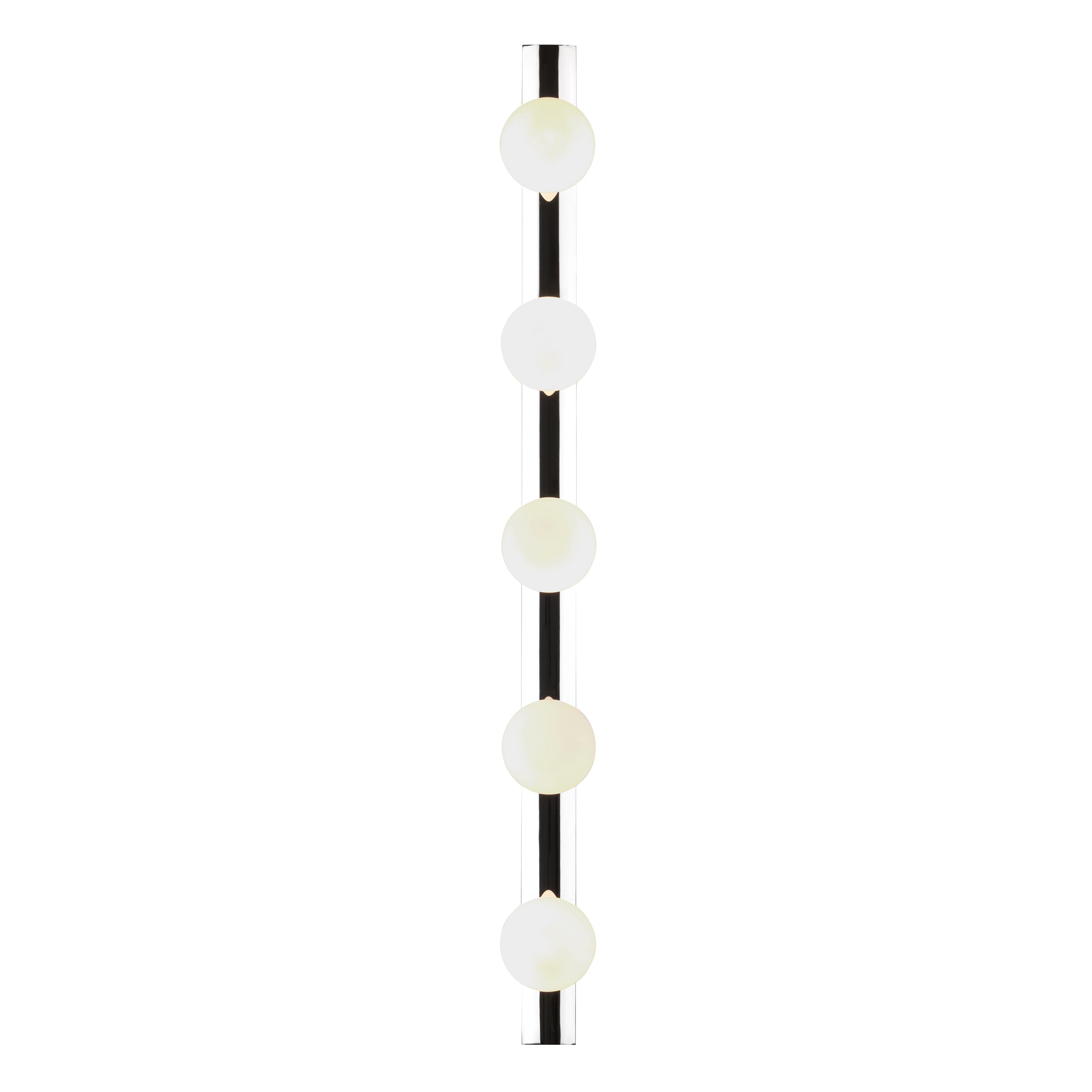 Cabaret 5 II Bathroom Wall Light- Matt Black/Polished Chrome