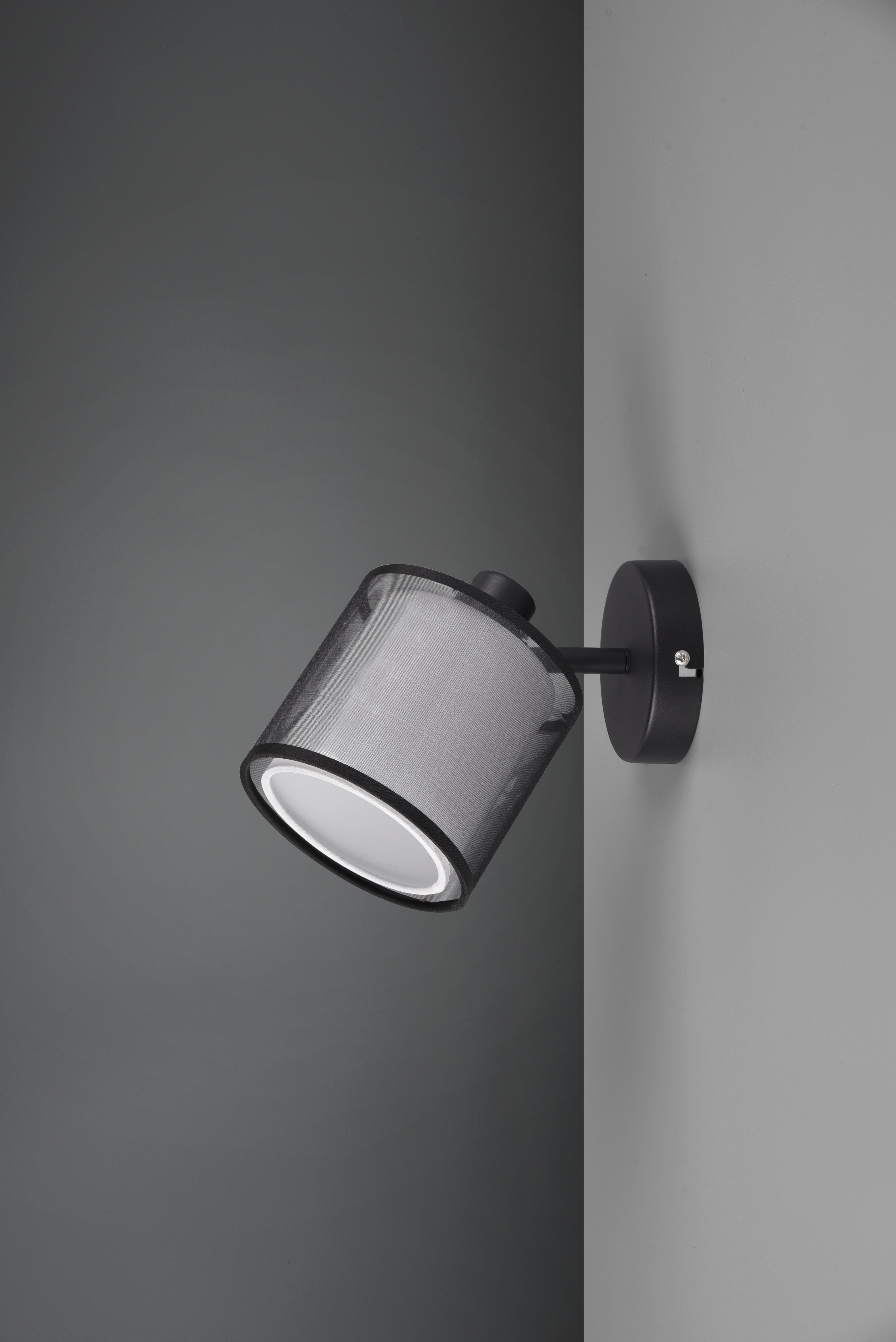 Burton Wall/Ceiling Spotlight - Black