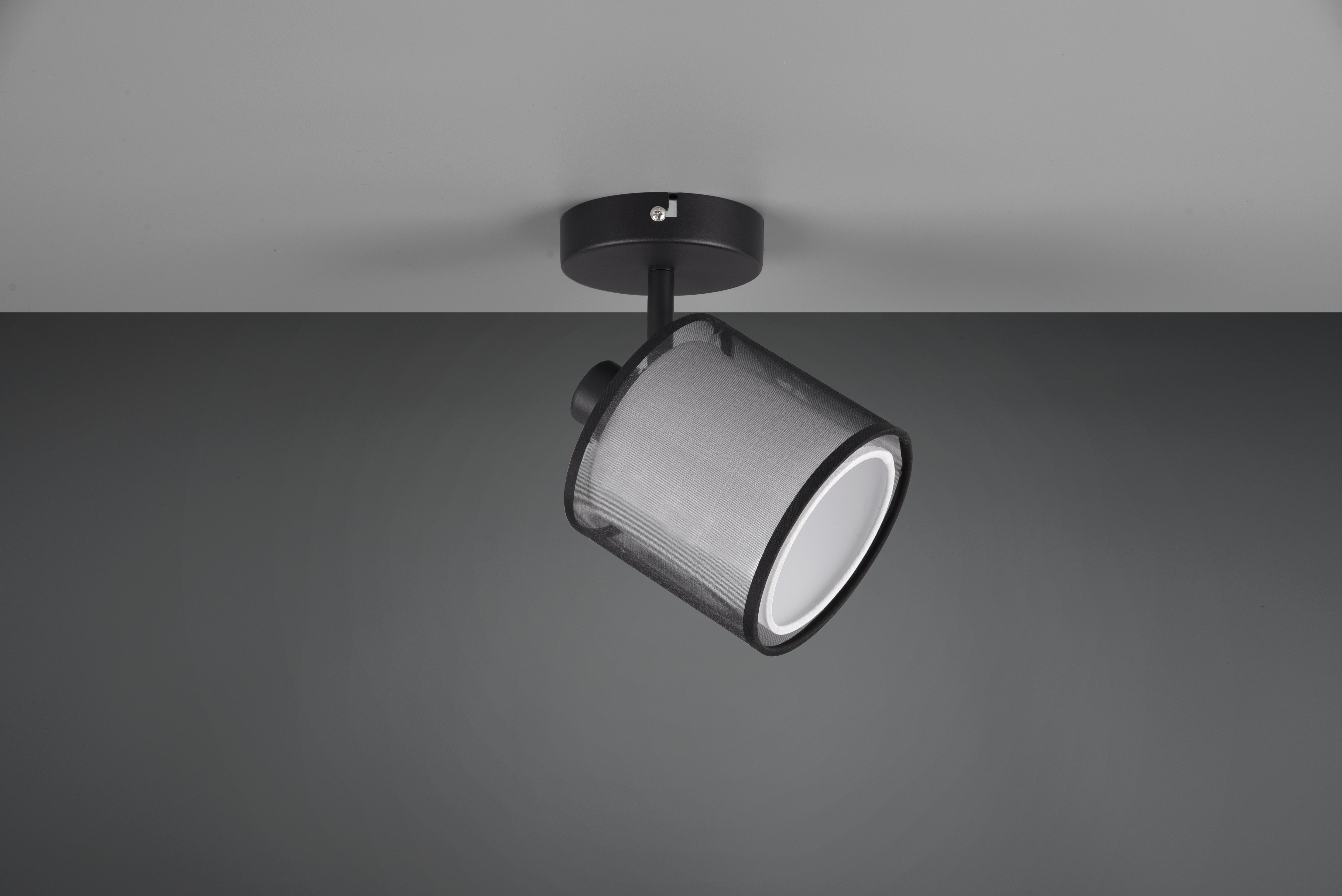 Burton Wall/Ceiling Spotlight - Black