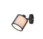 Burton Wall/Ceiling Spotlight - Black