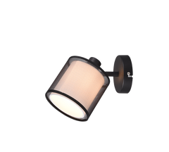 Burton Wall/Ceiling Spotlight - Black