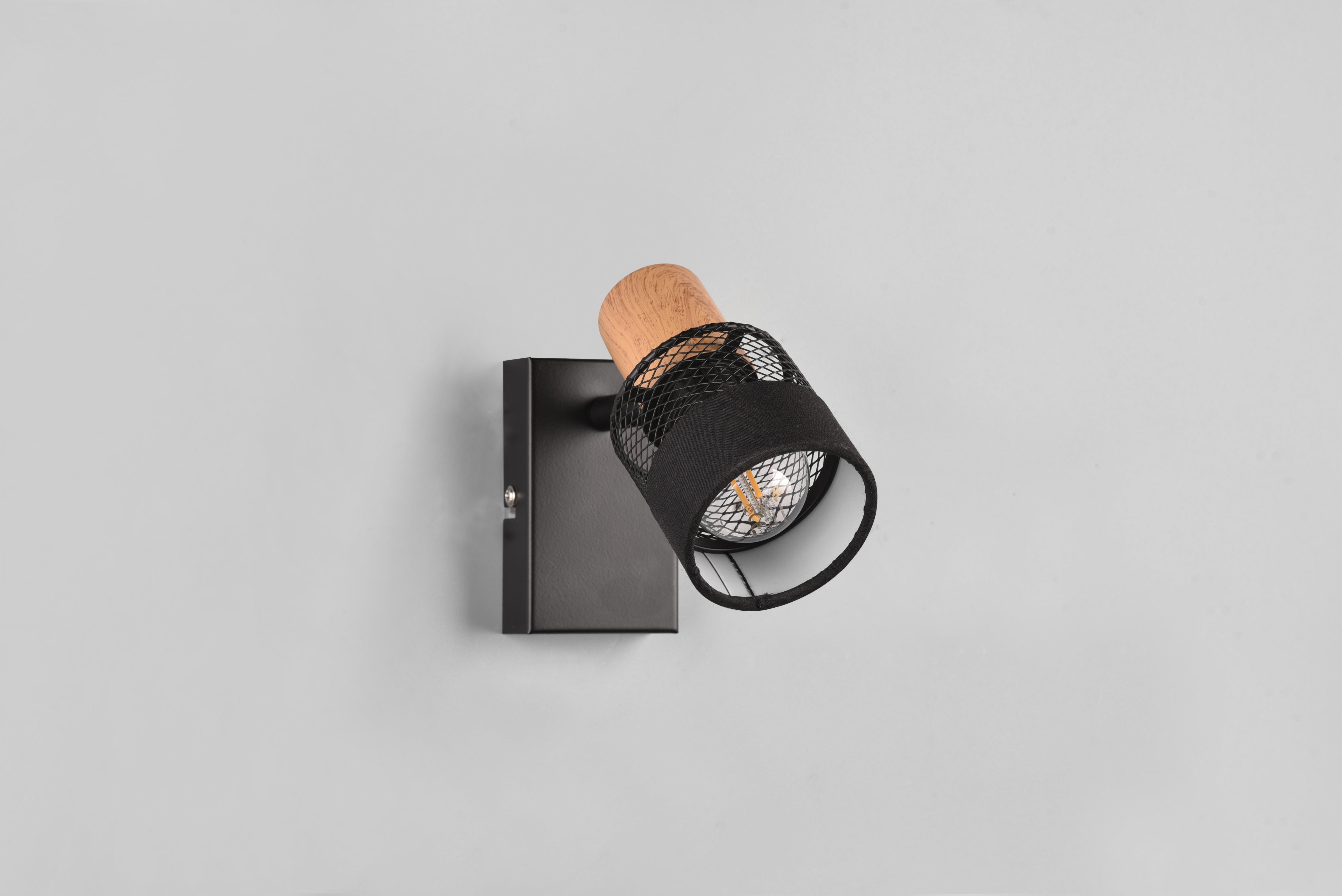 Nandini Wall/Ceiling Mountable Spotlight - Black