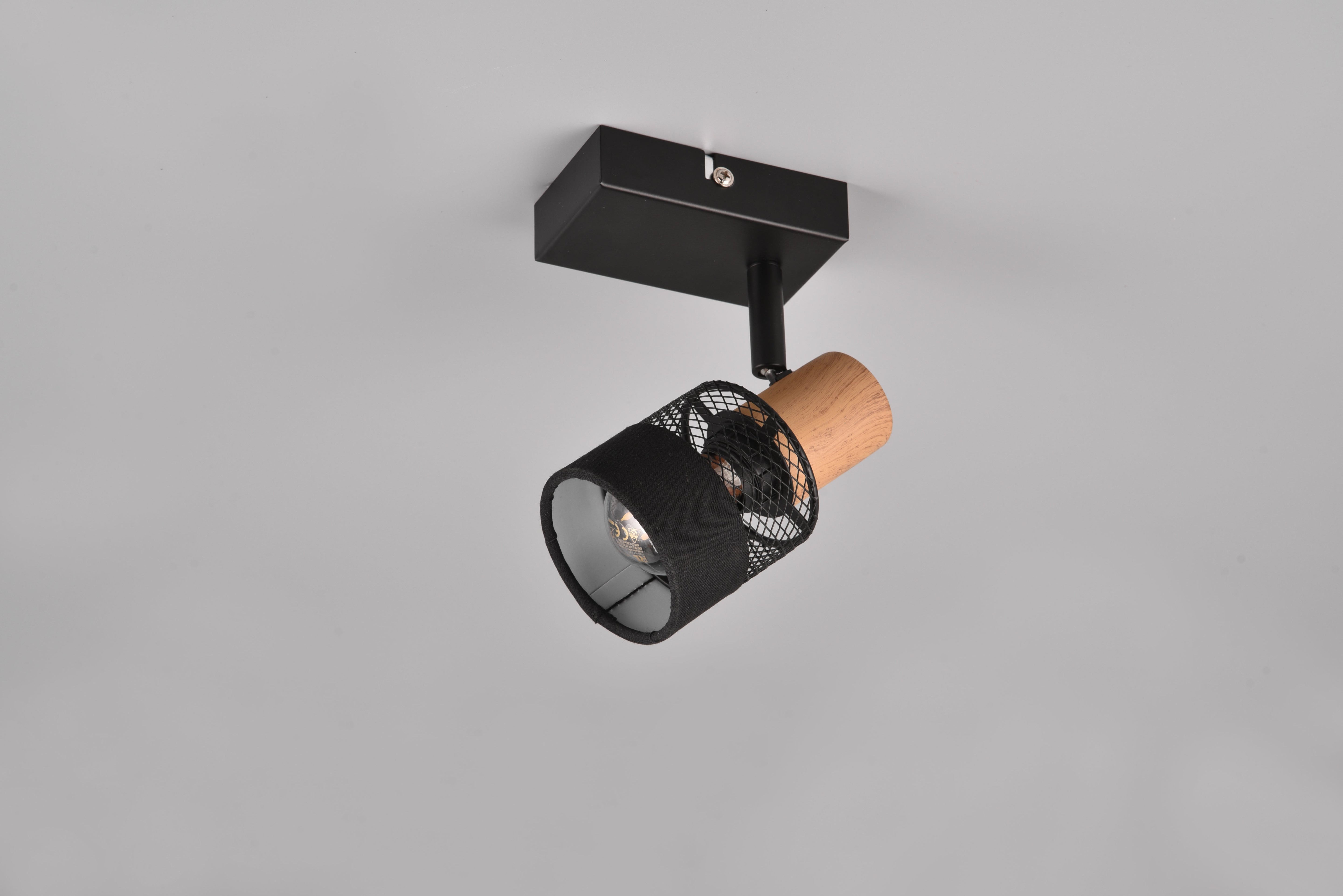 Nandini Wall/Ceiling Mountable Spotlight - Black