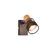 Nandini Wall/Ceiling Mountable Spotlight - Black