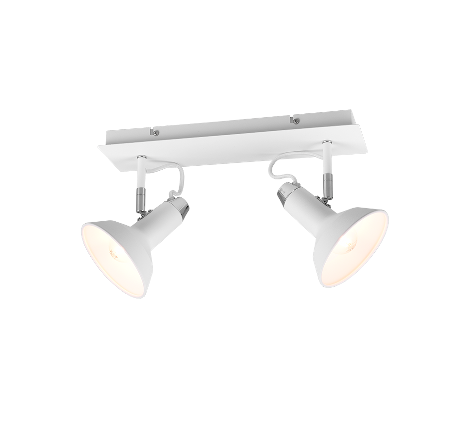 Roxie 2/3Lt Bar Spotlight - Black/White
