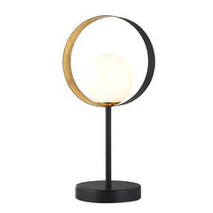 Orbital Table Lamp - Black & Gold