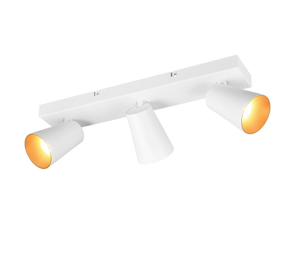 Sharp 2/3/4Lt Bar Spotlights - Black/White