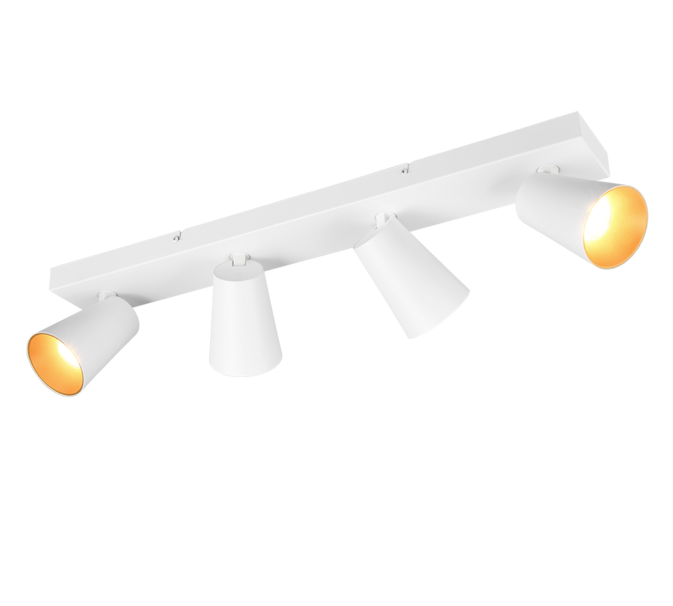 Sharp 2/3/4Lt Bar Spotlights - Black/White