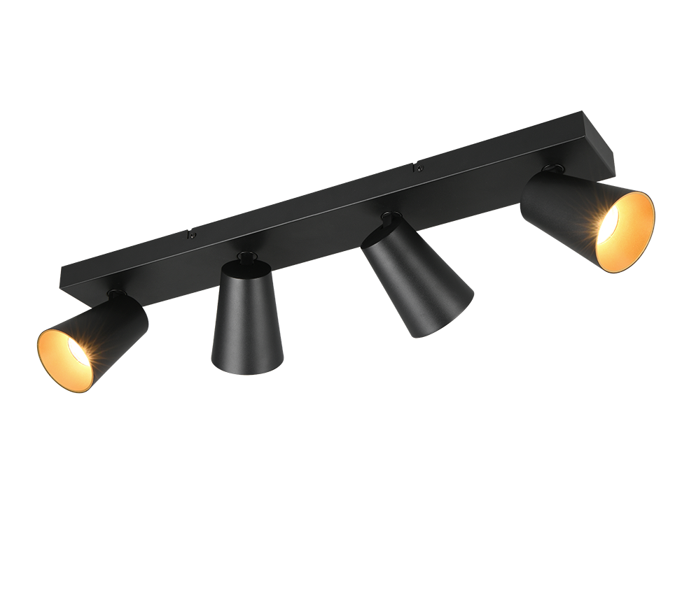 Sharp 2/3/4Lt Bar Spotlights - Black/White
