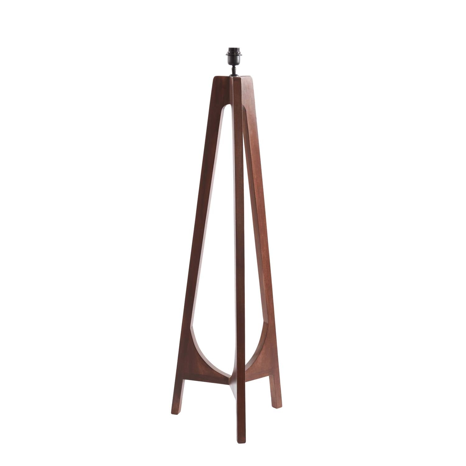 Troina Tripod Floor Lamp - Red Brown