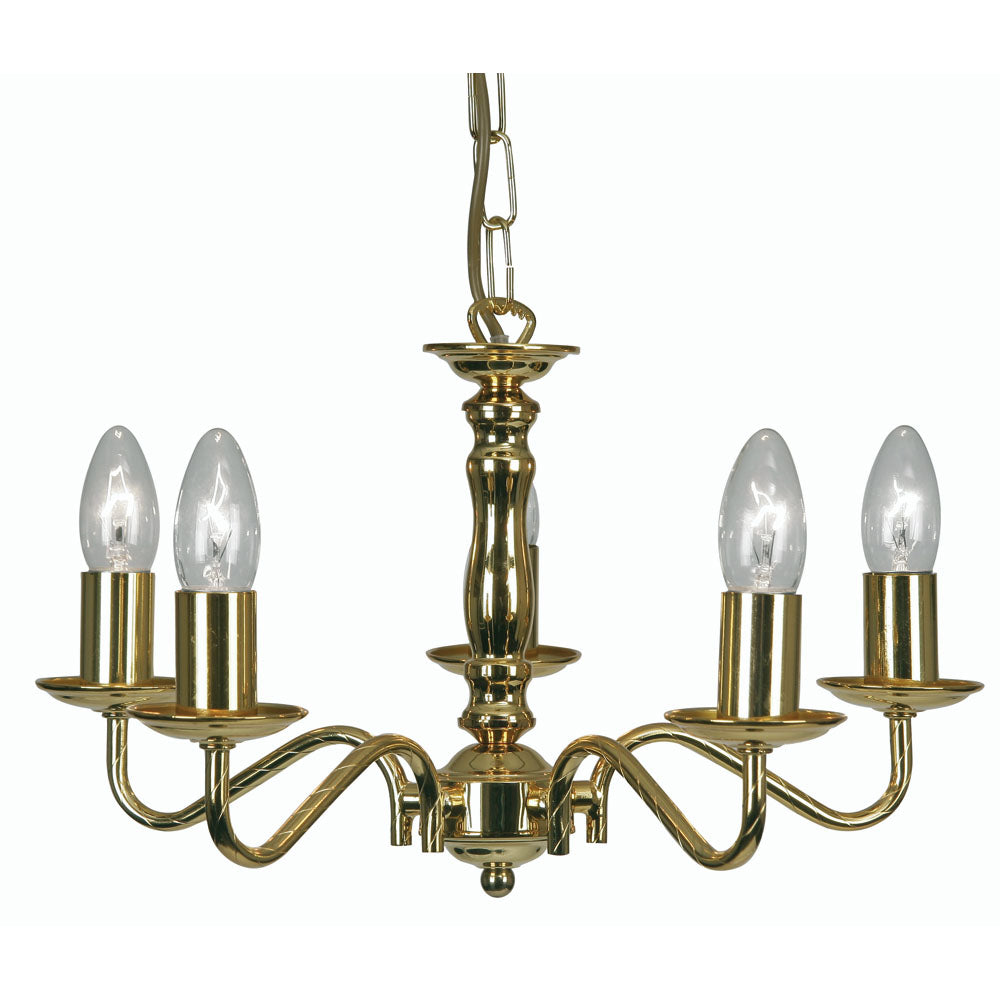 Nador 3/5 Ceiling Light- Antique Brass/ Gold Finishes
