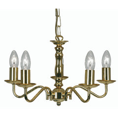 Nador 3/5 Ceiling Light- Antique Brass/ Gold Finishes