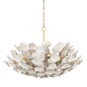 Aimi 9/12Lt Chandelier - Vintage Gold Leaf