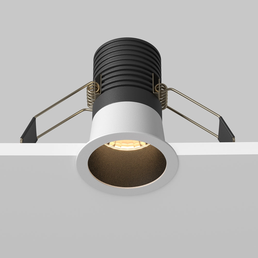 Minor Recessed Downlight- Black & White Finish