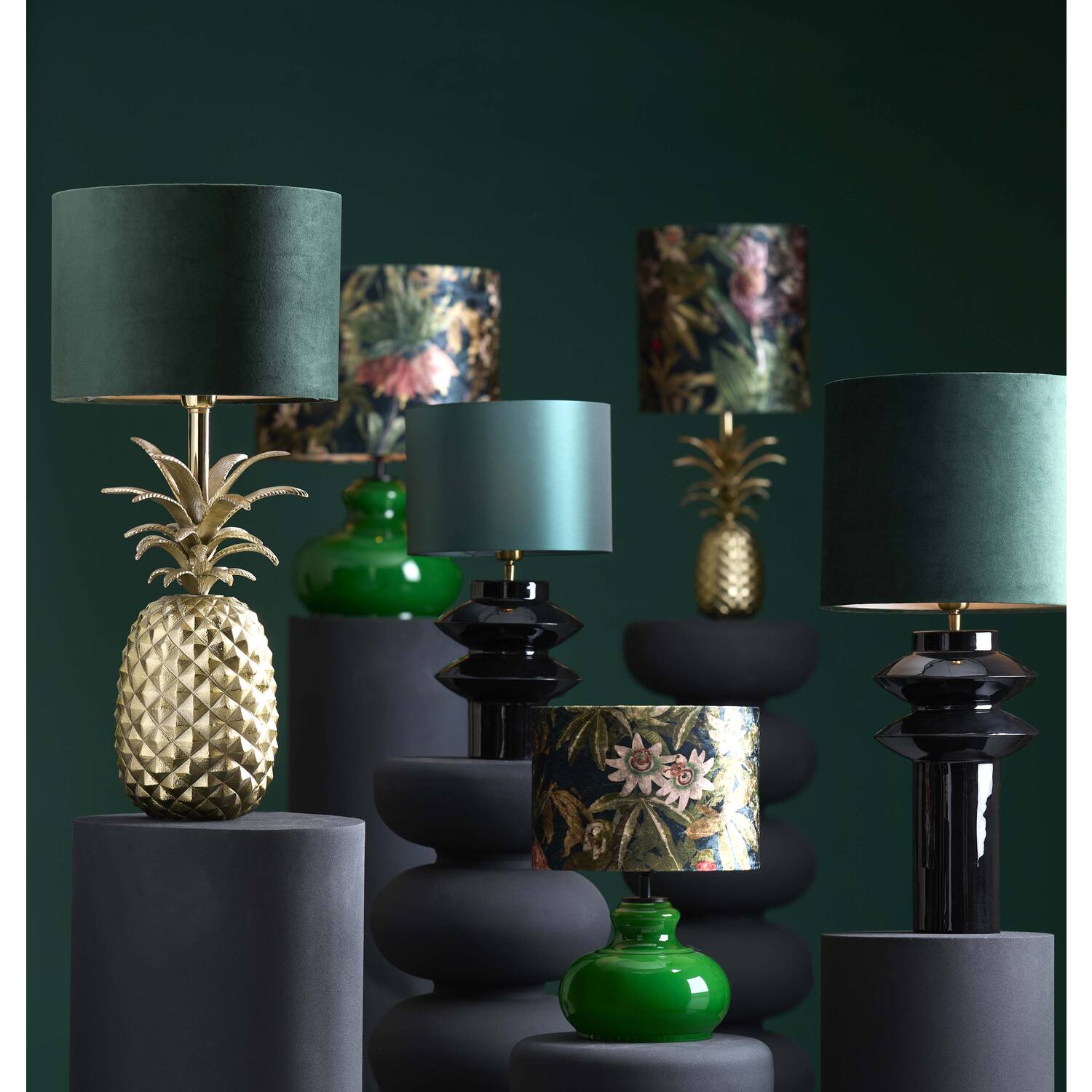 Petch Lamp Base Only- White/ Blue/ Black