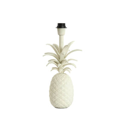 Pineapple Table Lamp Base Only- Gold/ Cream Finishes